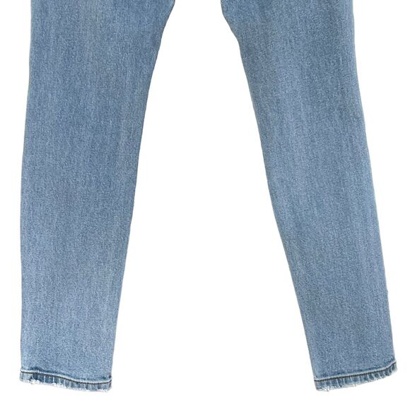 KanCan SZ 26 Skinny Jeans Mid-Rise Distressed Whiskered Stretch Pockets Fray Hem - Picture 6 of 10